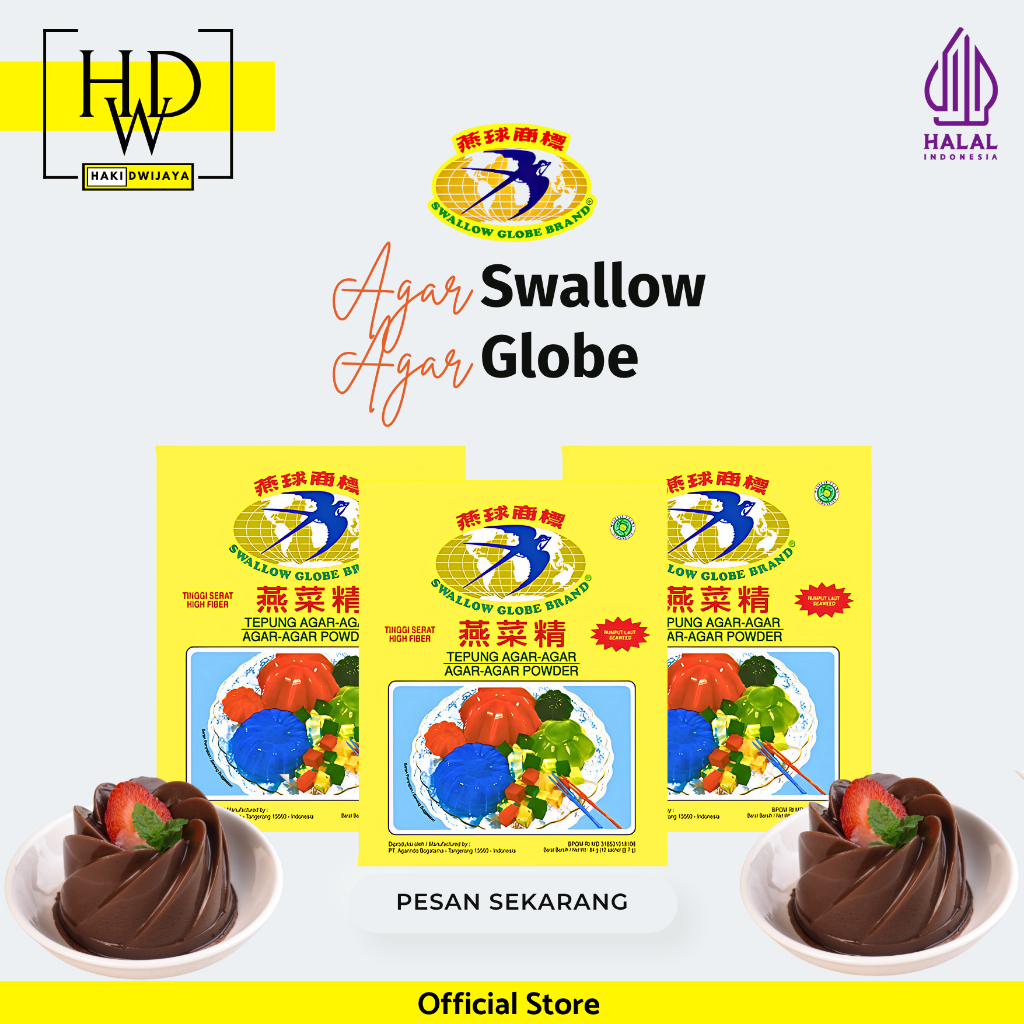 

Swallow Globe Agar-Agar Sachet 7gr All Varian
