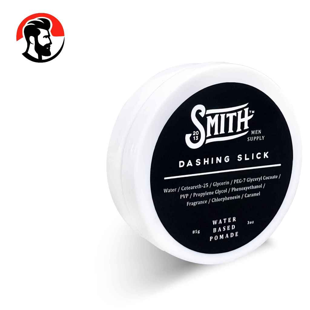 SMITH - Dashing Slick Pomade Rambut Basah 85gr | Water Based Hair Pomade | Smith Minyak Rambut Pria 