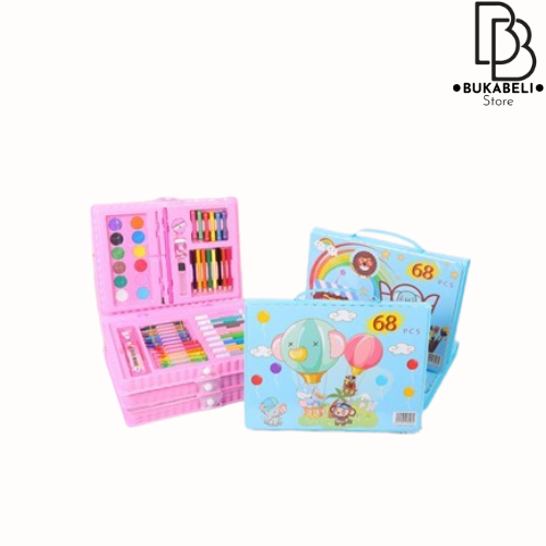 

BUKABELI Crayon Set 68pcs / Krayon Mewarnai Anak 68pcs / Pensil Warna Set 68pcs COD STY12