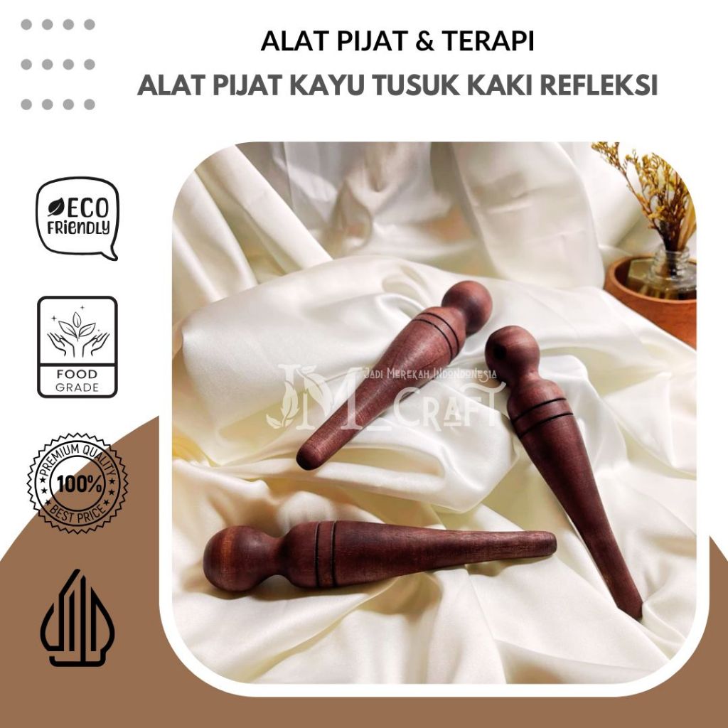 [JMCraft] Alat Pijat Kayu Tusuk Kaki / Alat Terapi Kayu Pijat Refleksi Tusuk Kaki