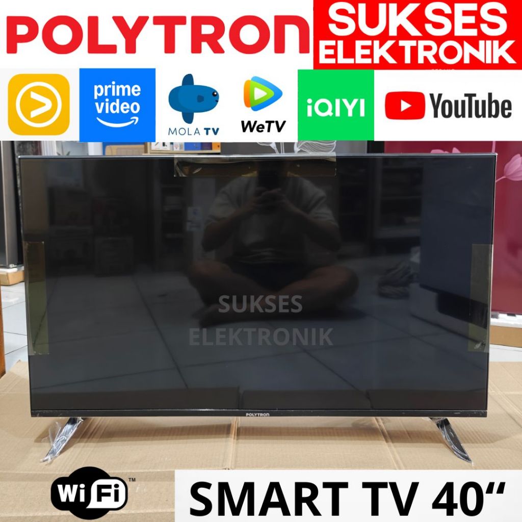 SMART TV POLYTRON 40 IN PLD-40CV8969 / LED TV DIGITAL YOUTUBE WIFI 40IN INCH INC 40CV
