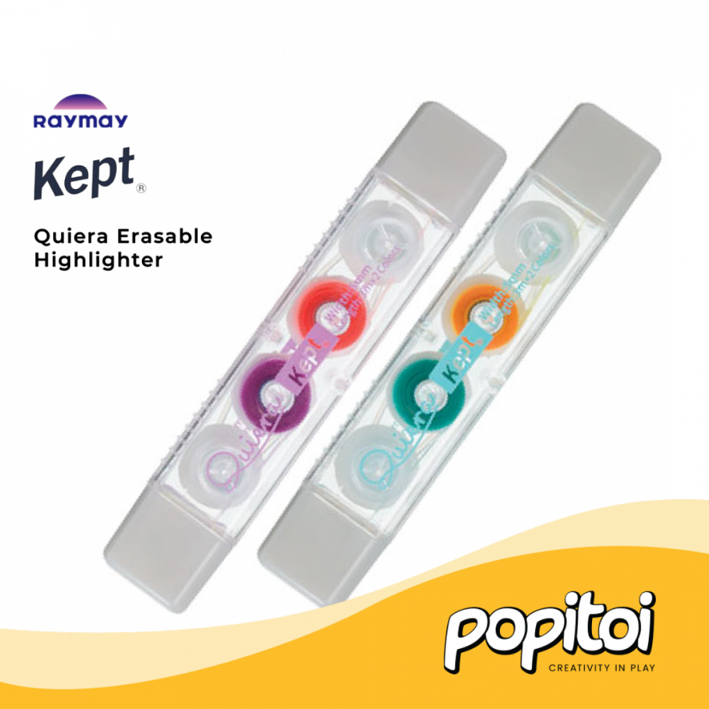 

Raymay Kept Kiera Erasable Line Marker Penanda Penebal Tulisan Bisa Dihapus Sta**lo Highlighter