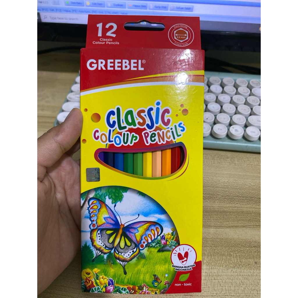 

Pensil warna isi 12 pcs classic