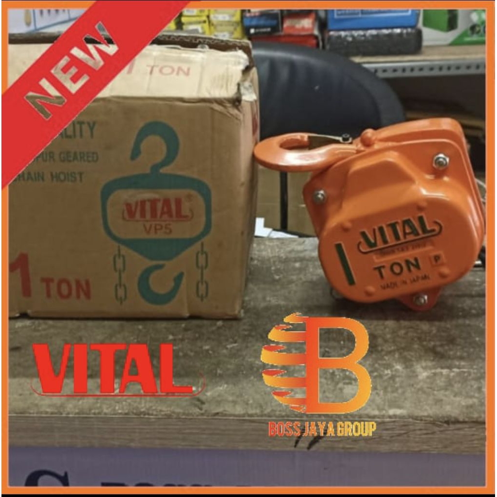 CHAIN BLOCK 1 TON X 5 METER VITAL