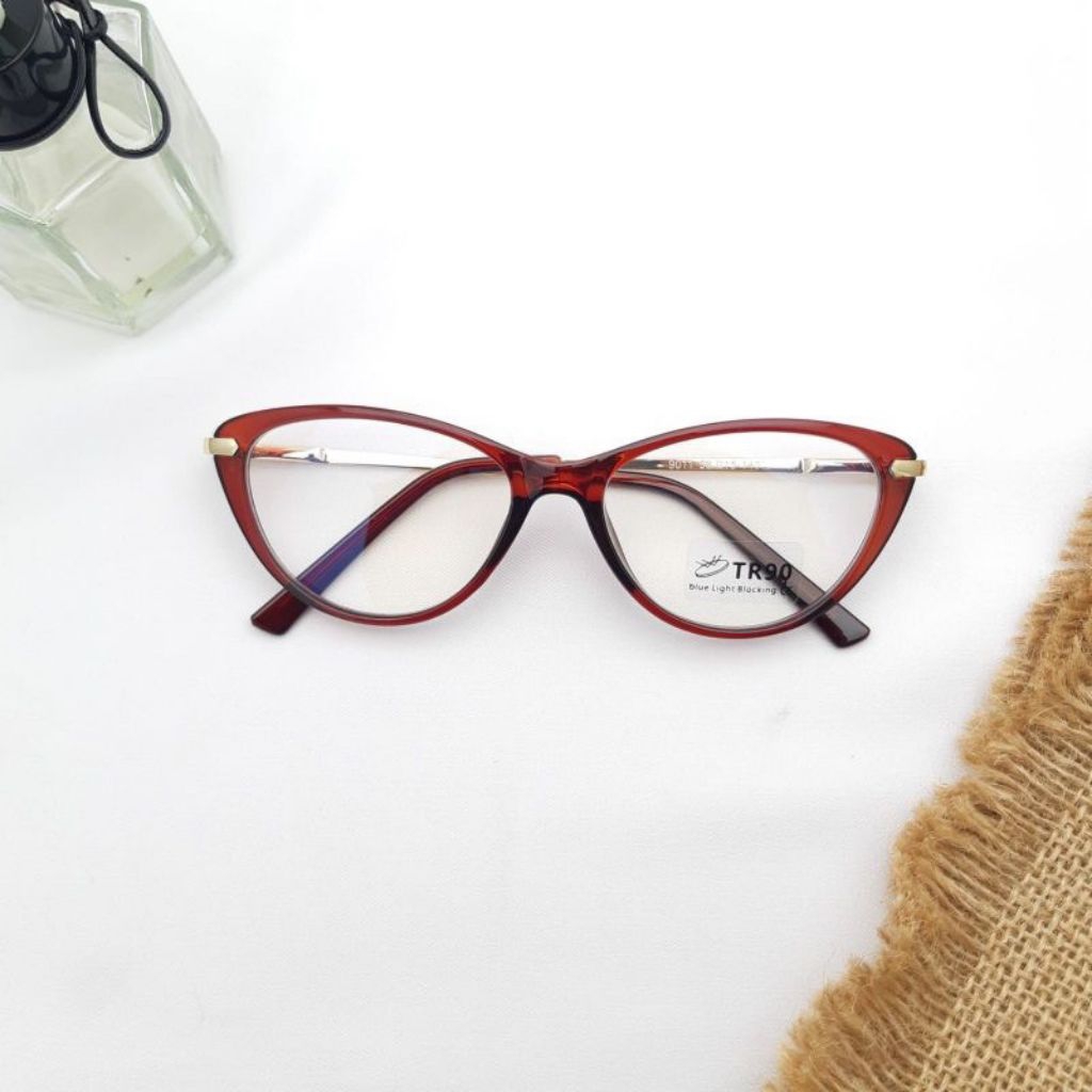 Kacamata Anti Radiasi Cat Eye Kecil 9011