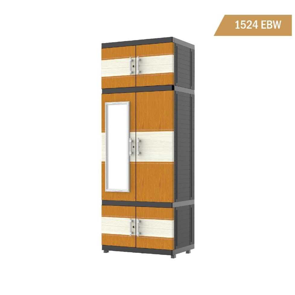 LEMARI NAIBA FIT MIROR HANGER KABINET JUMBO 1524