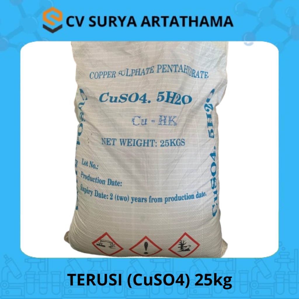 Tembaga sulfat / terusi powder / cuso4 25kg