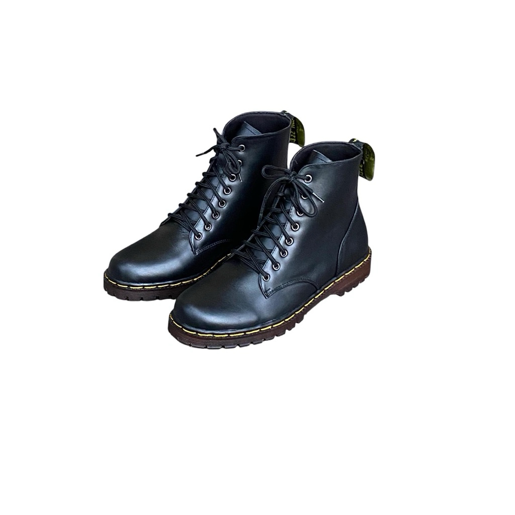 Sepatu Kulit Elkan Boot Casual Pria Keren | Sepatu Boot Top Terlaris
