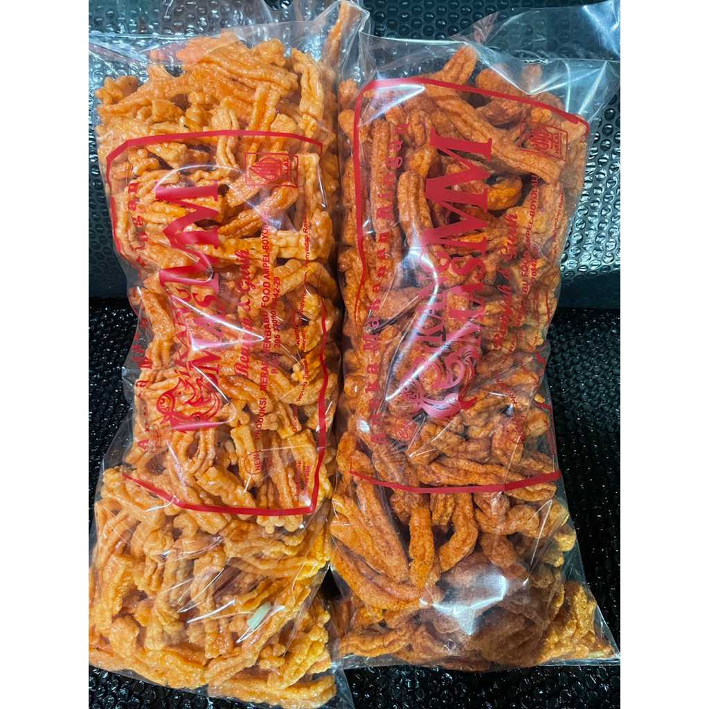 

Kerupuk Kecipir 1 Bal Original Pedas 800g