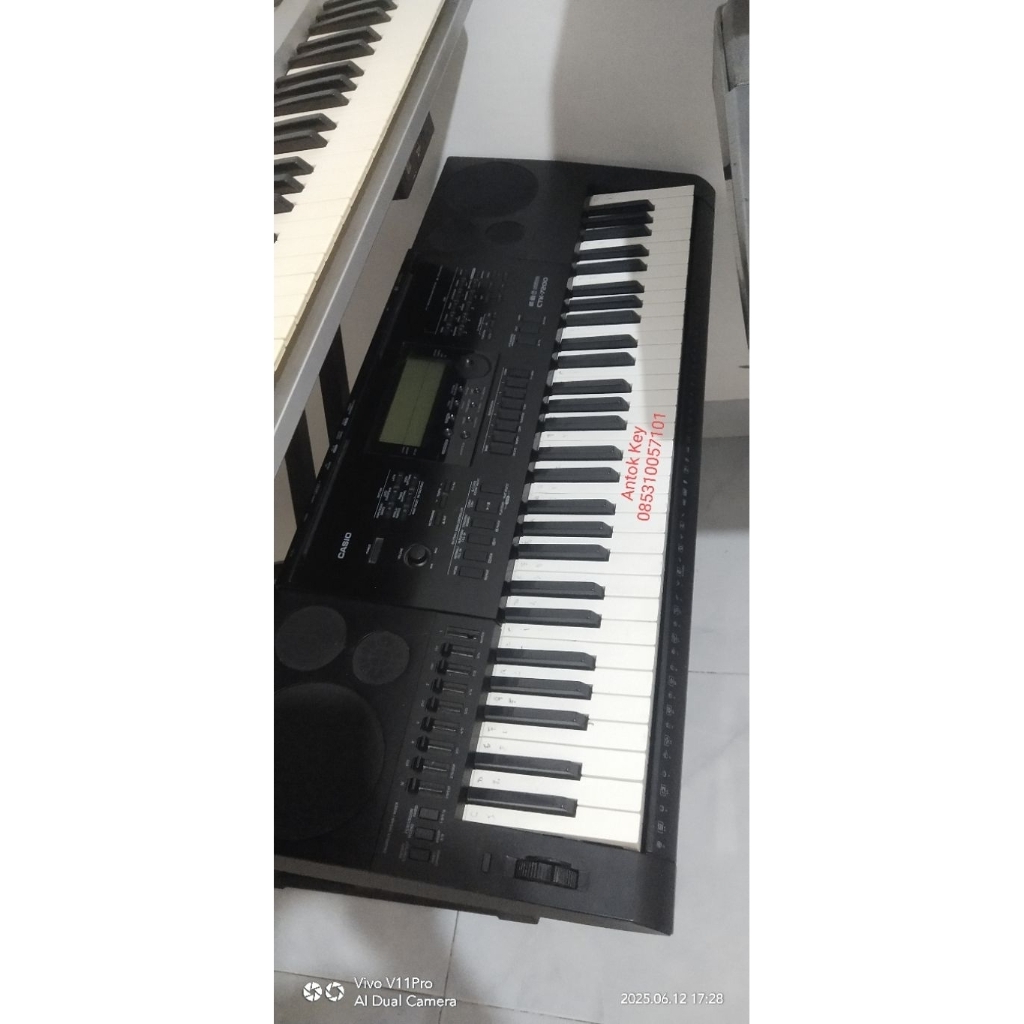 Keyboard Piano Casio CTK 7200 SD Card