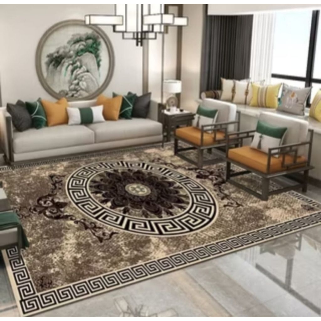 KARPET PERMADANI ALMAYA / MODERNO UKURAN 190 X 260 CM BAHAN TEBAL