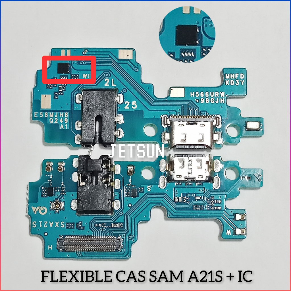 FLEXIBLE CAS SAMSUNG A21S + IC ( new)