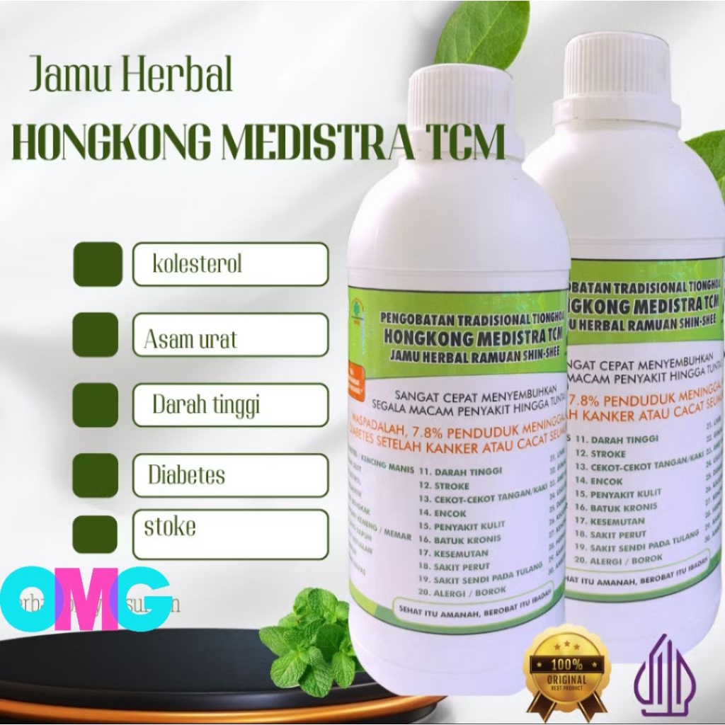

OBAT TRADISIONAL TIONGHOA HONGKONG MEDISTRA TCM ORIGINAL ASLI RAMUAN SHIN-SHEE 500 ML
