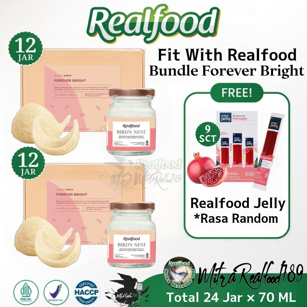 

Realfood Bundle Forever Bright 24 Jar ( Minuman Sarang Burung Walet )