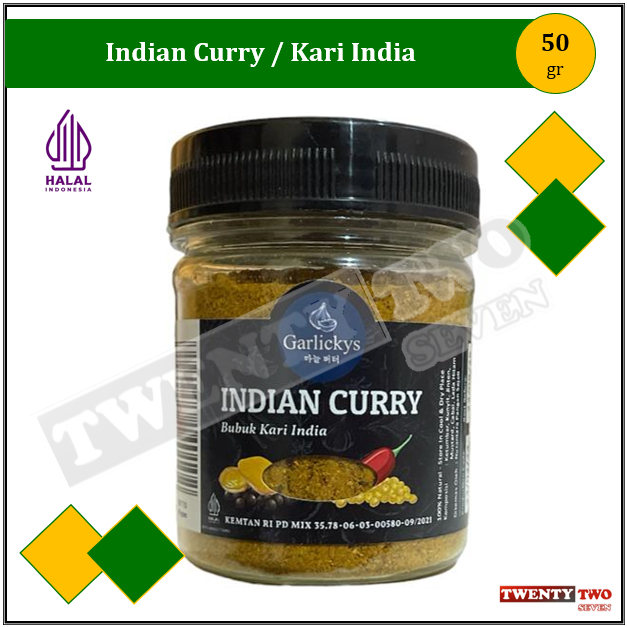 

[doz]|3X Garlickys Indian Curry / Kari India Bubuk 50 gr