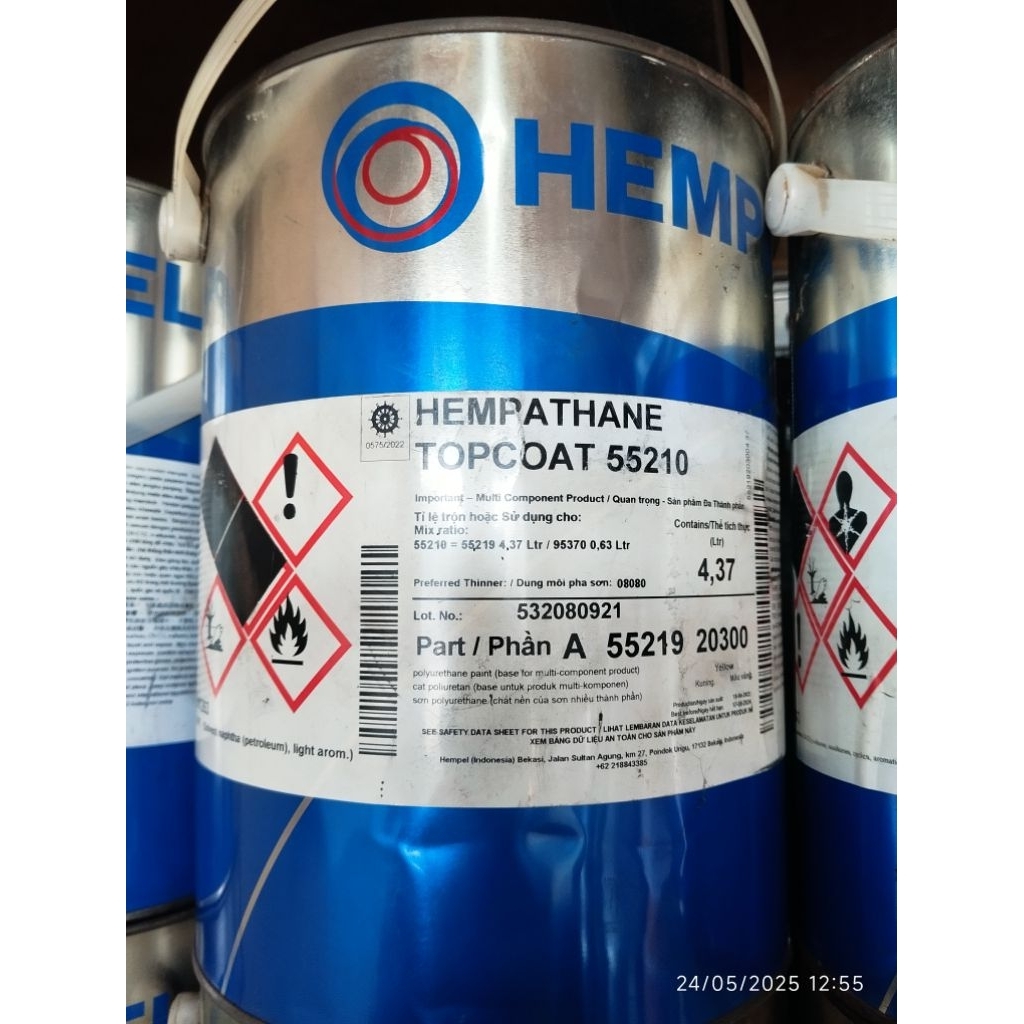 Cat Hempel HEMPATHANE Topcoat 55210 yellow