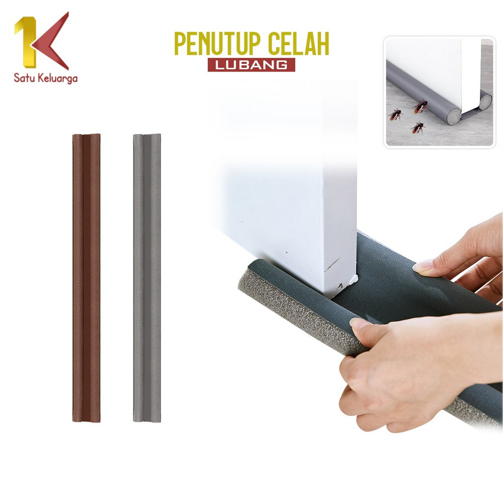 1K Penutup Celah Lubang Bawah Pintu C481 Penghalang Debu Busa Foam Anti Kecoa