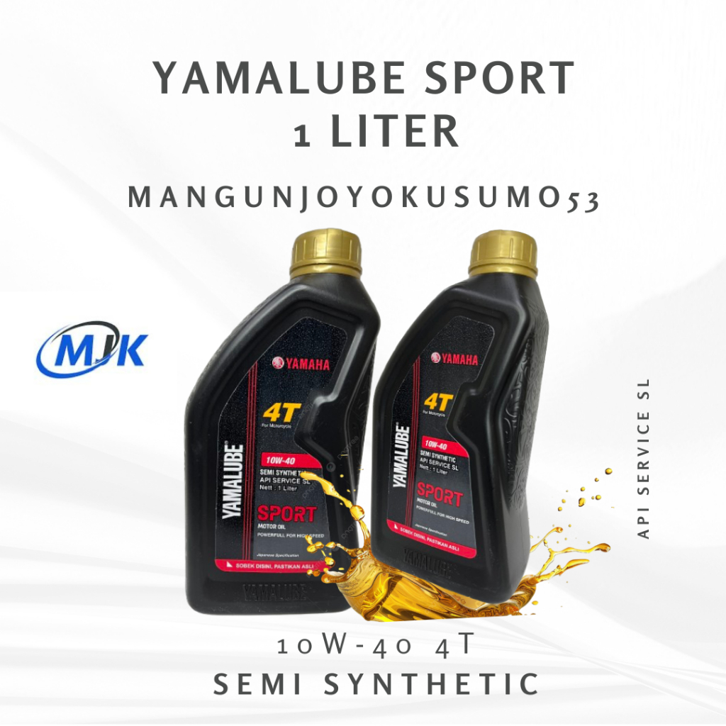 OLI YAMALUBE SPORT 1LITER OLI PELUMAS MESIN MOTOR 1L 4Tak Motor Yamaha