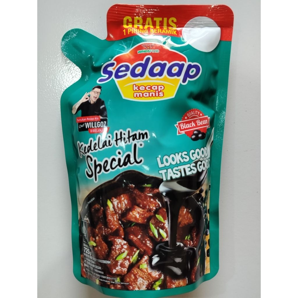 

Kecap Manis Sedaap Kedelai Hitam Special 725g