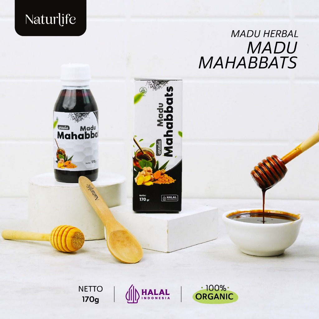 

Premium Anzala Madu Mahabbats 170gr Madu Habbatussauda untuk Daya Tahan Tubuh / Vitalitas Pria &