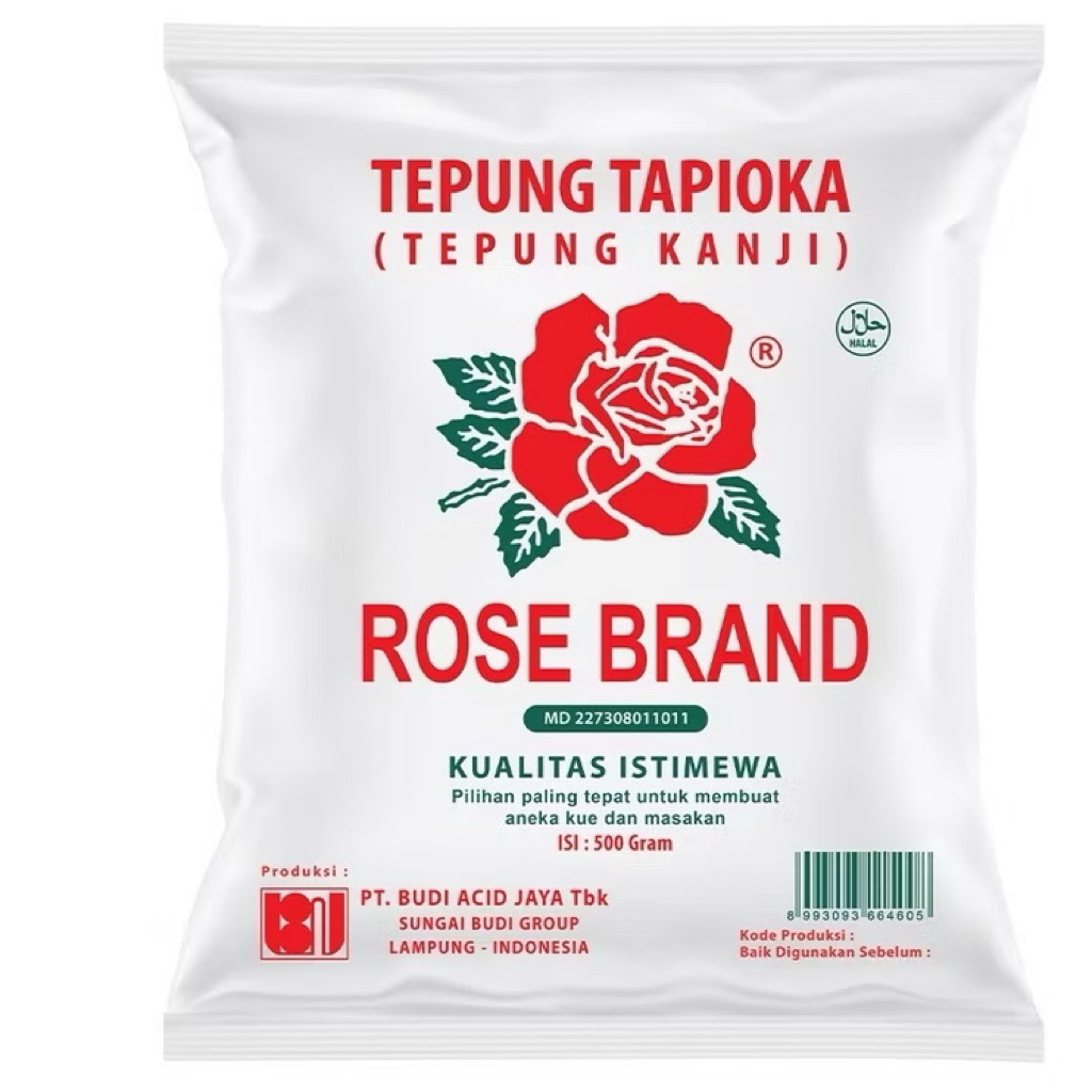 

Tepung Tapioka Rose Brand 500gram | tepung kanji