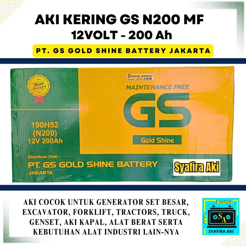 AKI KERING N200 GS MF 200AH