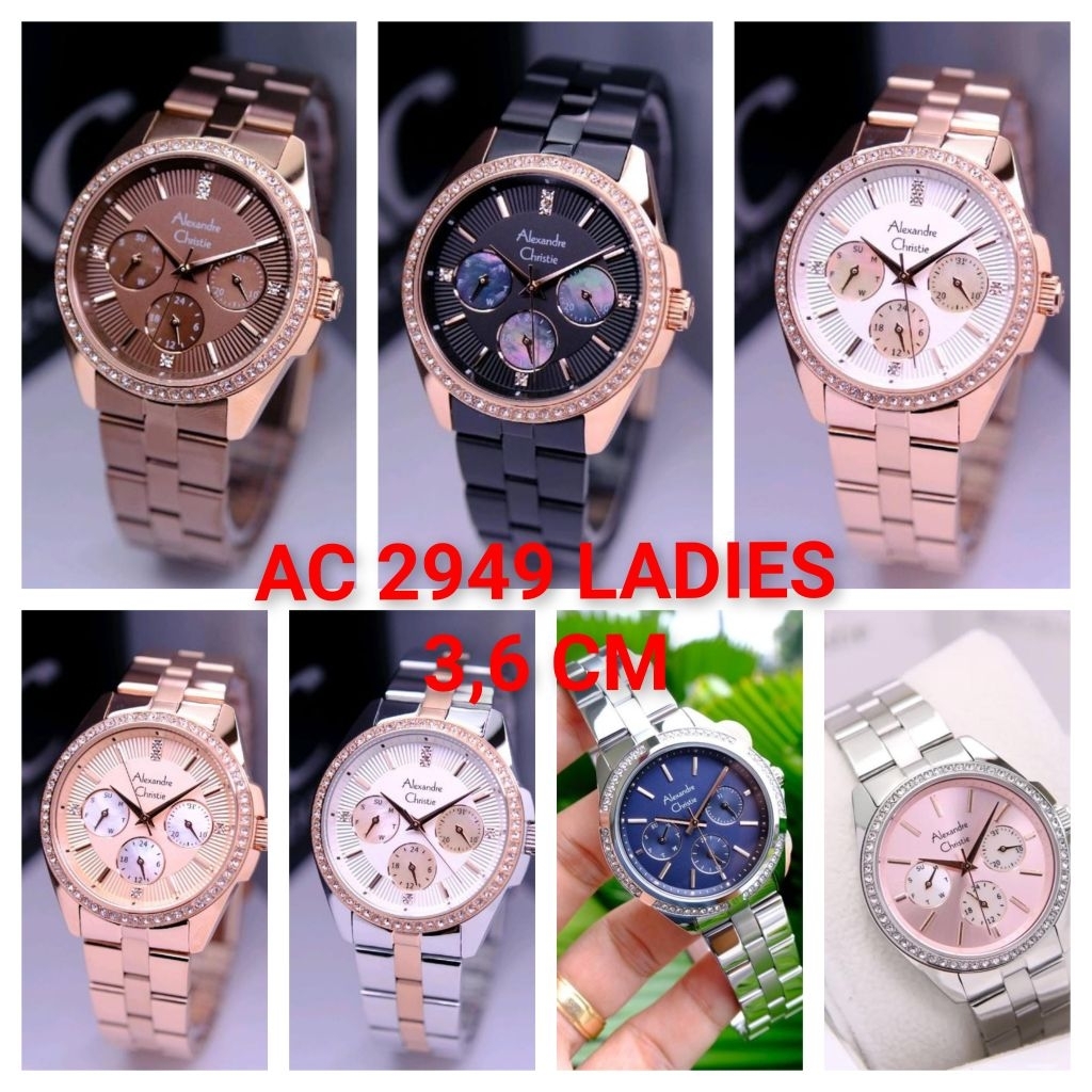 JAM TANGAN WANITA ALEXANDER CRISTIE ORIGINAL AC2827 / AC2949 / AC2951 / AC2768 /AC2A50 GARANSI RESMI