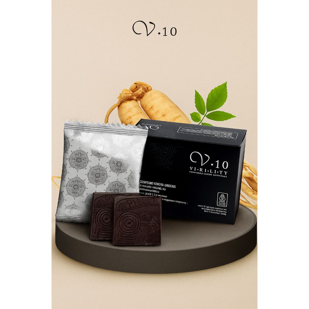 

Coklat V10 Ginseng 1Box Coklat Vten Coklat Original Coklat Pria dan Wanita