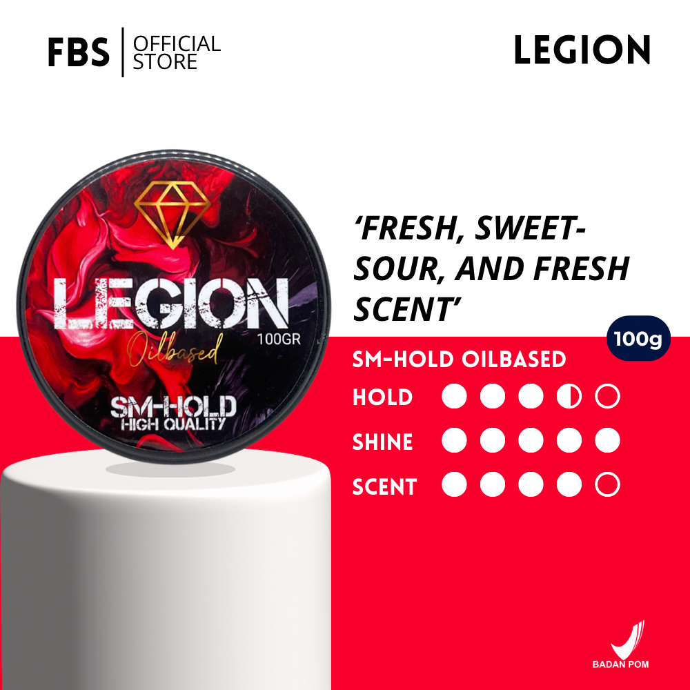 LEGION POMADE OILBASED SM-HOLD 100GRAM | APEL