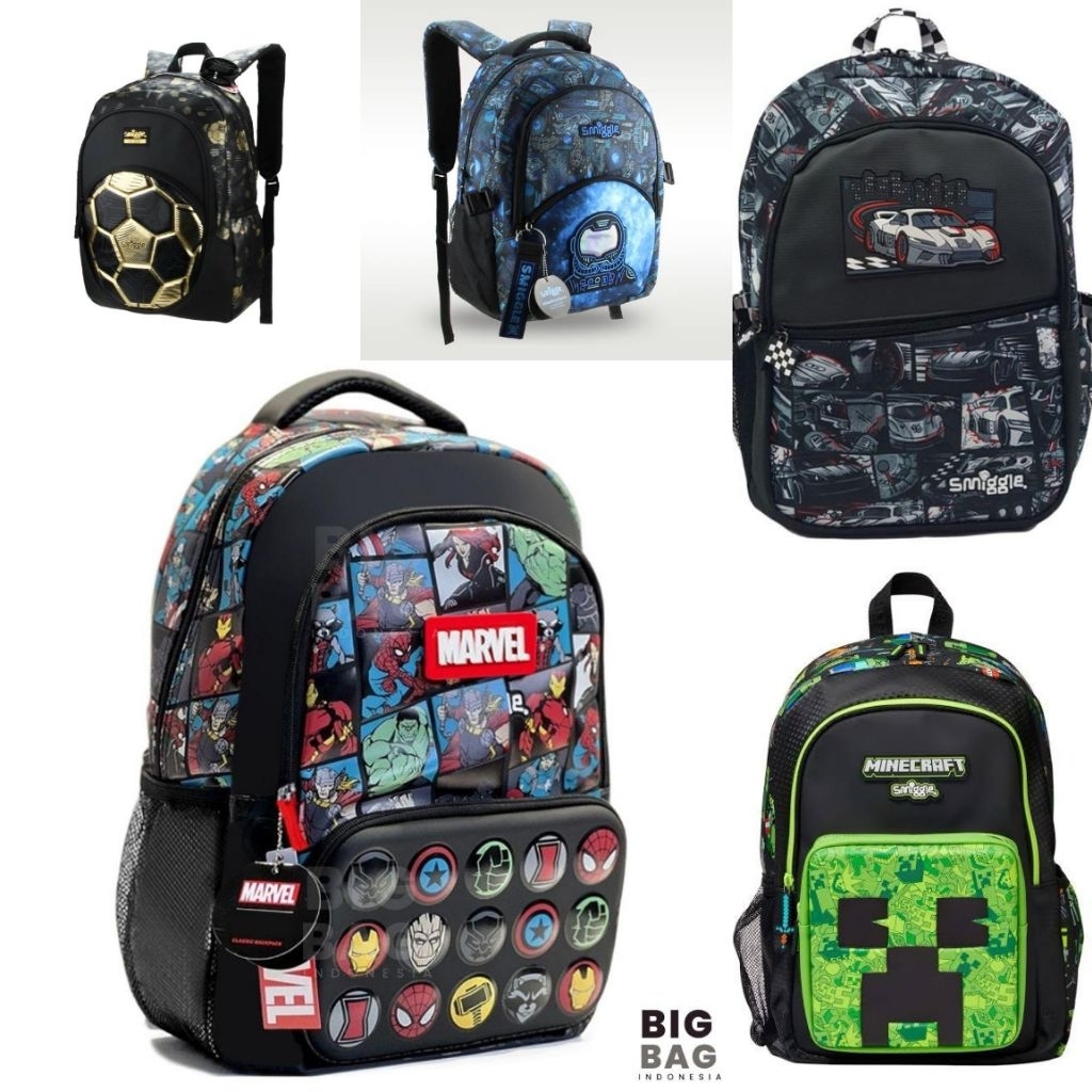 tas anak laki laki smigle