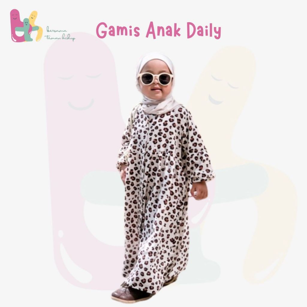 Bersamatemanhidup - Gamis Couple // Gamis Anak Daily  //Gamis Anak Kancing