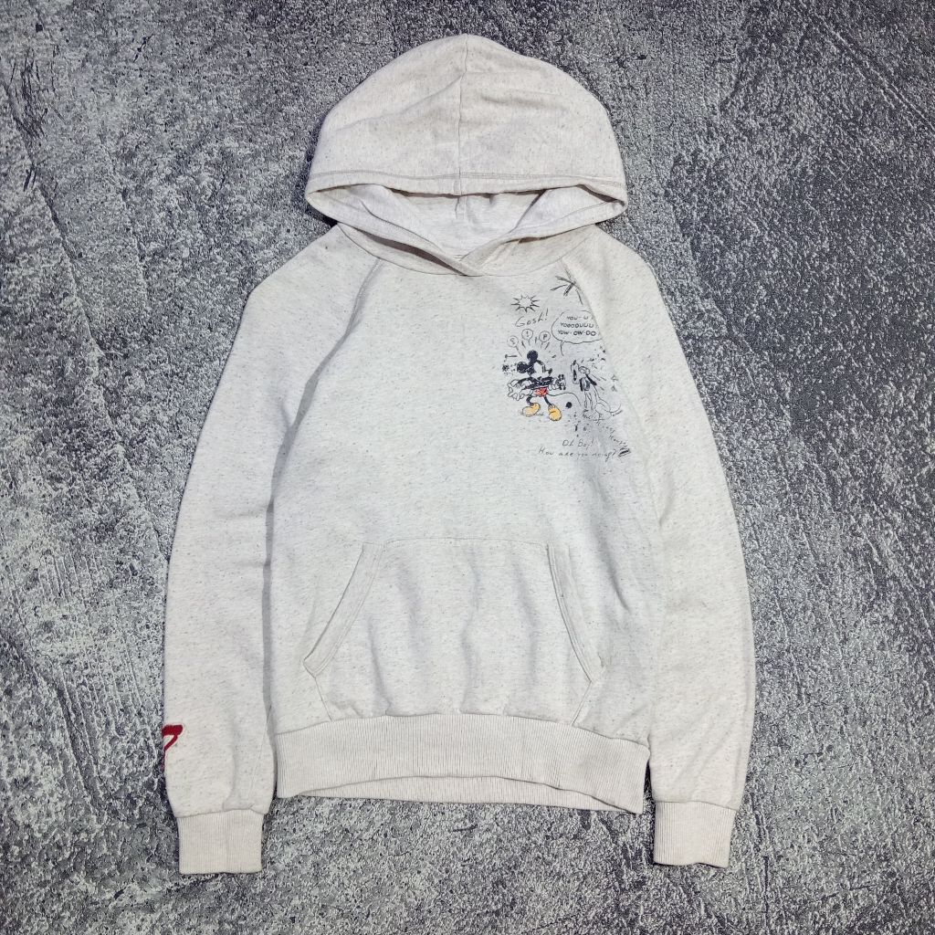 Jaket sweater Hoodie ASK ENQUIRED DISNEY murah size M