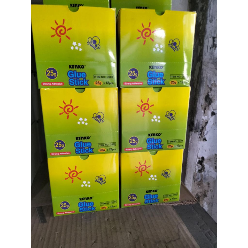 

KENKO Lem Glue Stik Lem Kertas Ukuran 8 gram / 15 gram / 25 gram - Box.
