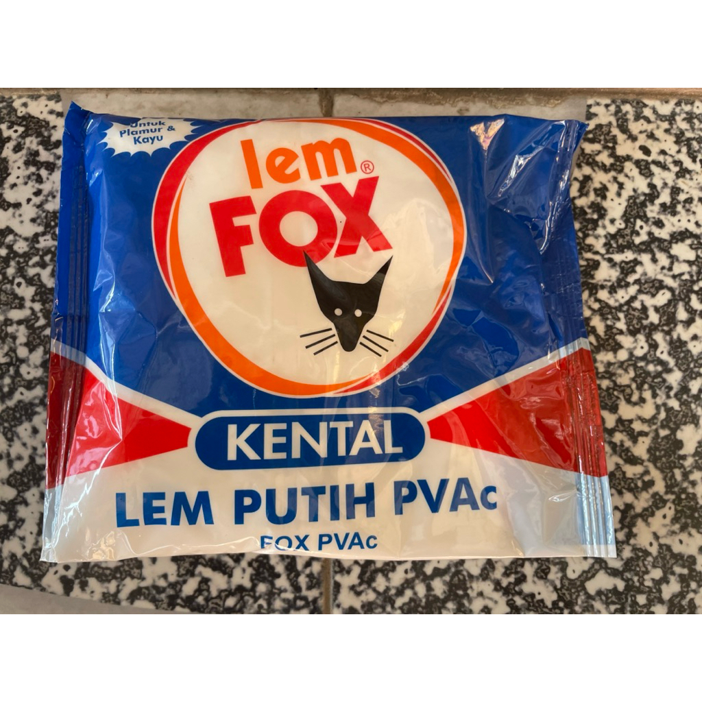 

LEM FOX PUTIH 350 GRAM KEMASAN PLASTIK REFILL