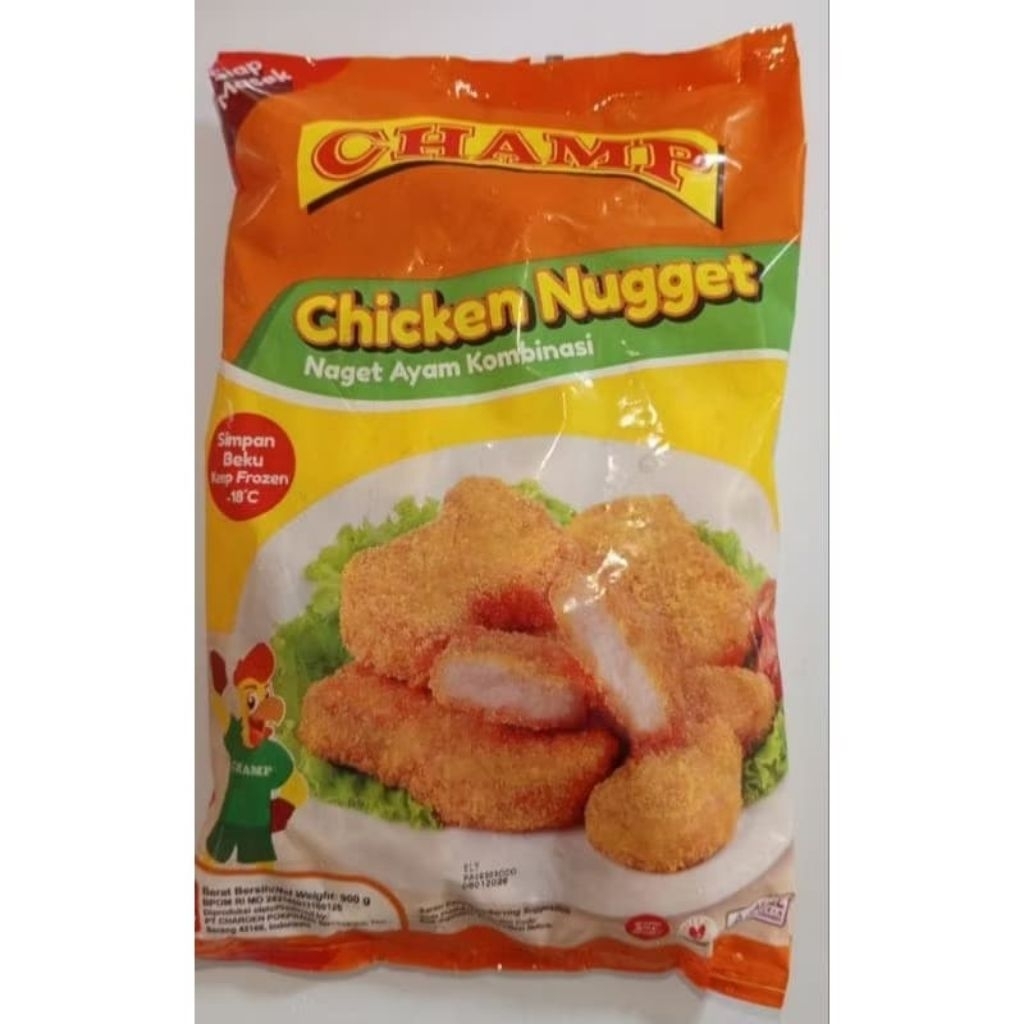 

champ chicken nugget ayam 900gram