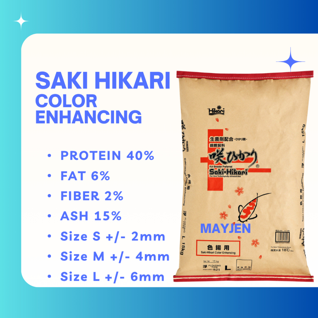 Saki Hikari Color Enhancing Floating Size L 1 kilogram