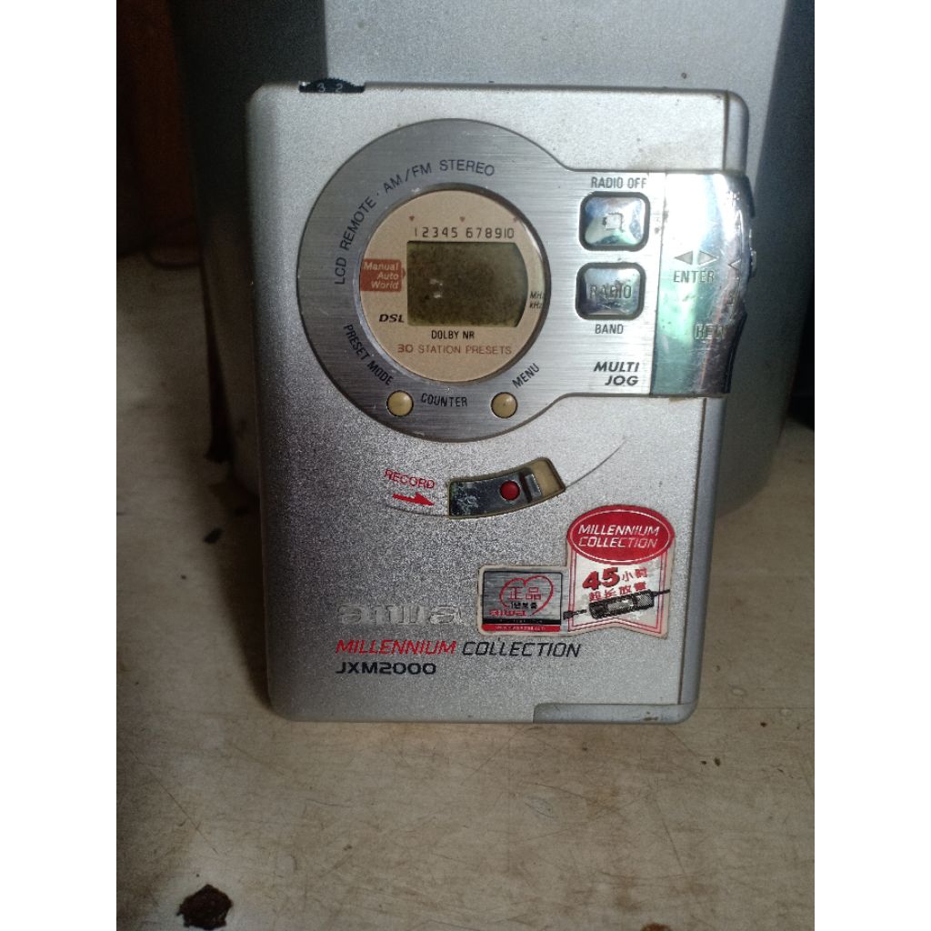 walkman aiwa jxm 2000