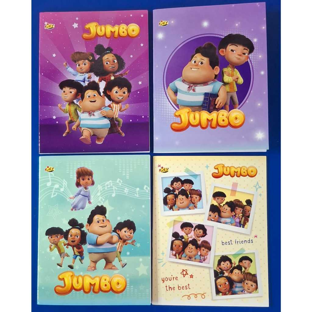 

KIKY - 10 Buku Tulis Warna 38 Lembar 1 Pack COVER JUMBO / Buku Tulis Kertas Motif / Buku Tulis Garis Warna