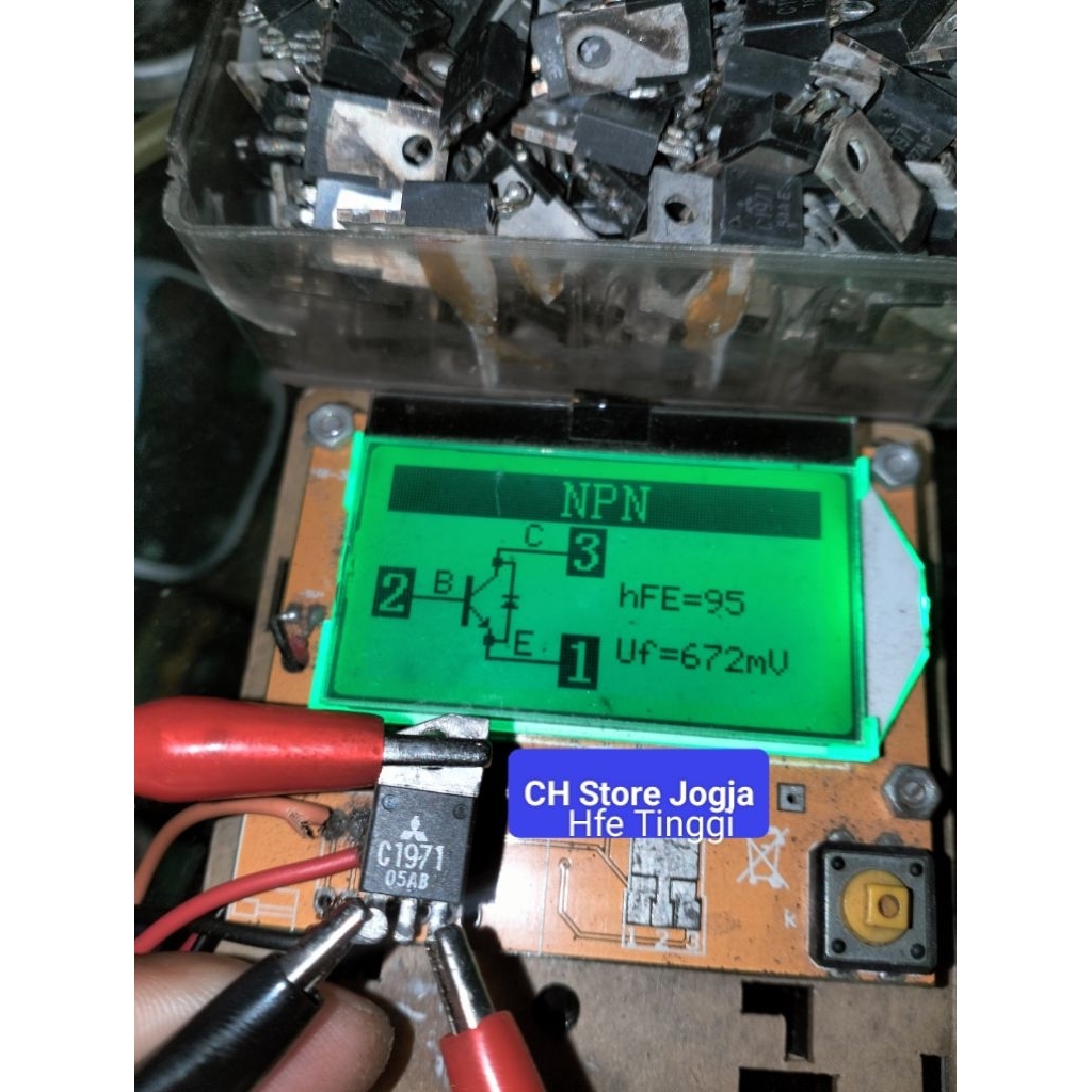 c1971 transistor 2sc1971 original cabutan lolos test digital ESR