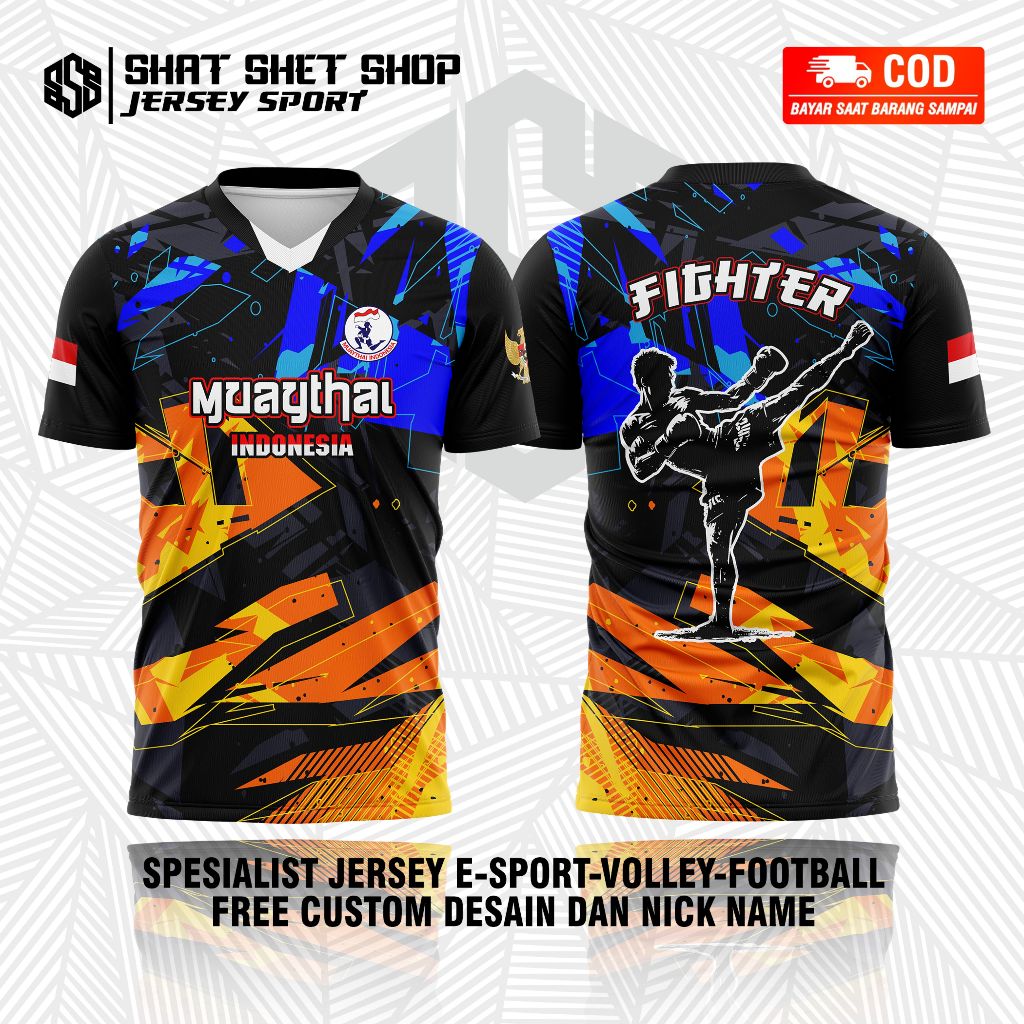 KAOS JERSEY MUAY THAI 2 TERBARU