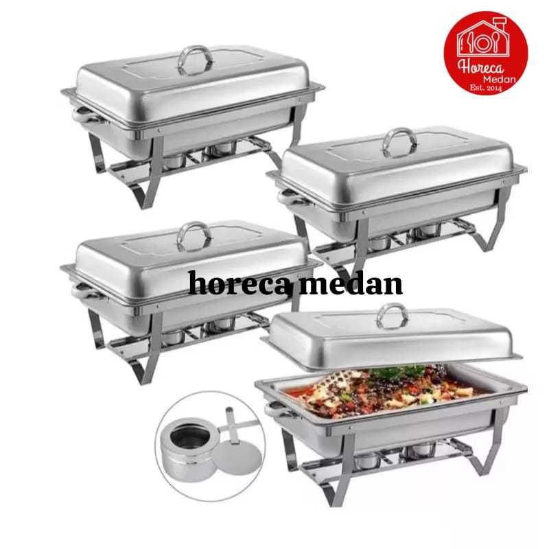 CHAFING DISH PRASMANAN JUMBO / CHAFING DISH SEKAT / CHAFING DISH STAINLESS STEEL