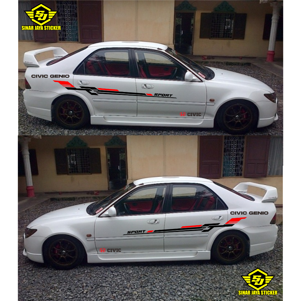 sticker mobil honda CIVIC GENIO cutting stiker list mobil GENIO