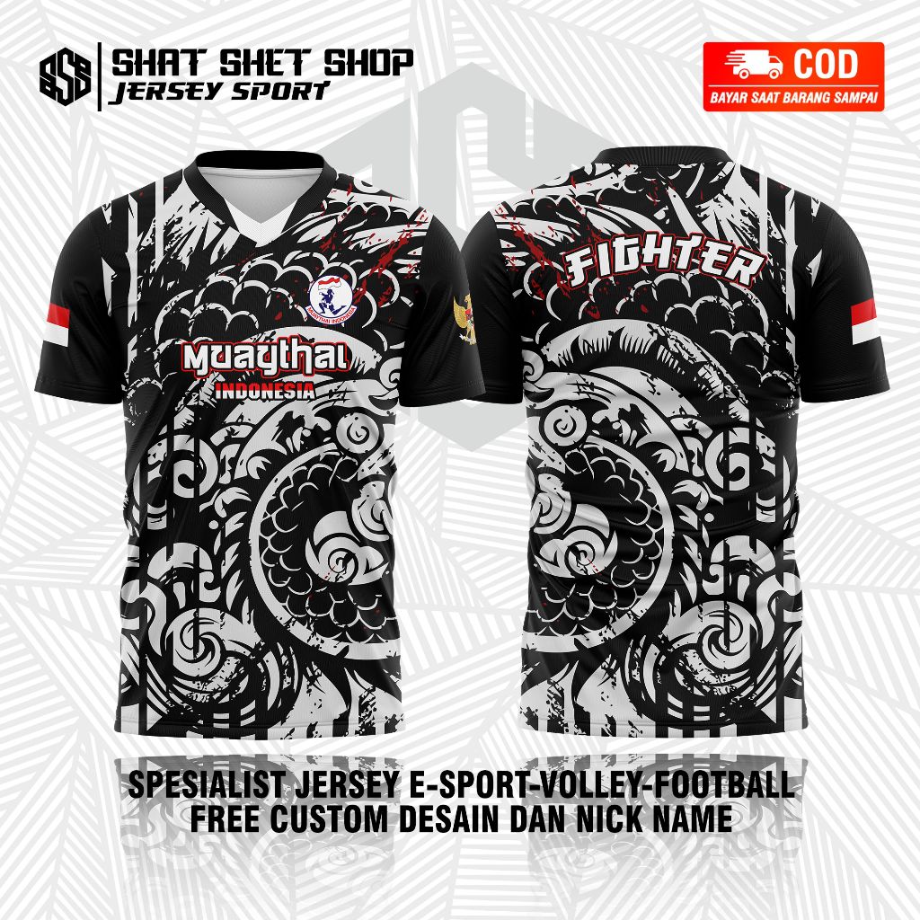 KAOS JERSEY MUAY THAI 6 TERBARU