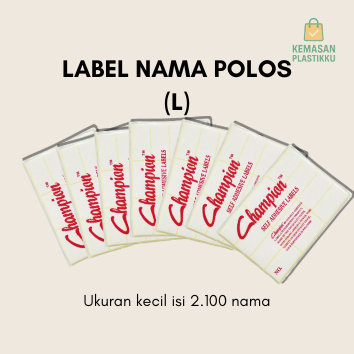 

STIKER LABEL NAMA POLOS (BESAR) UNDANGAN, BUKU, BLANGKO, DLL (ISI 84 NAMA)