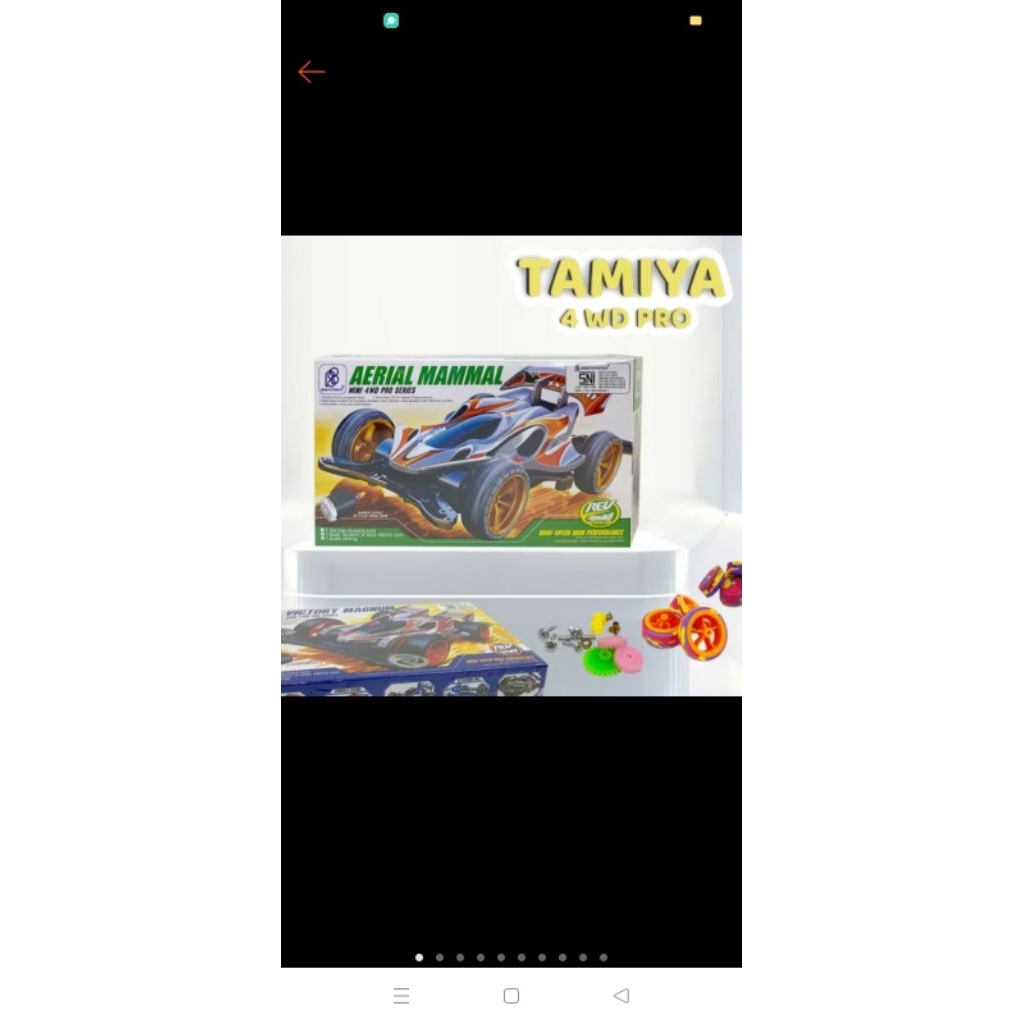 Mobil tamiya 4wd( rakit sendiri )