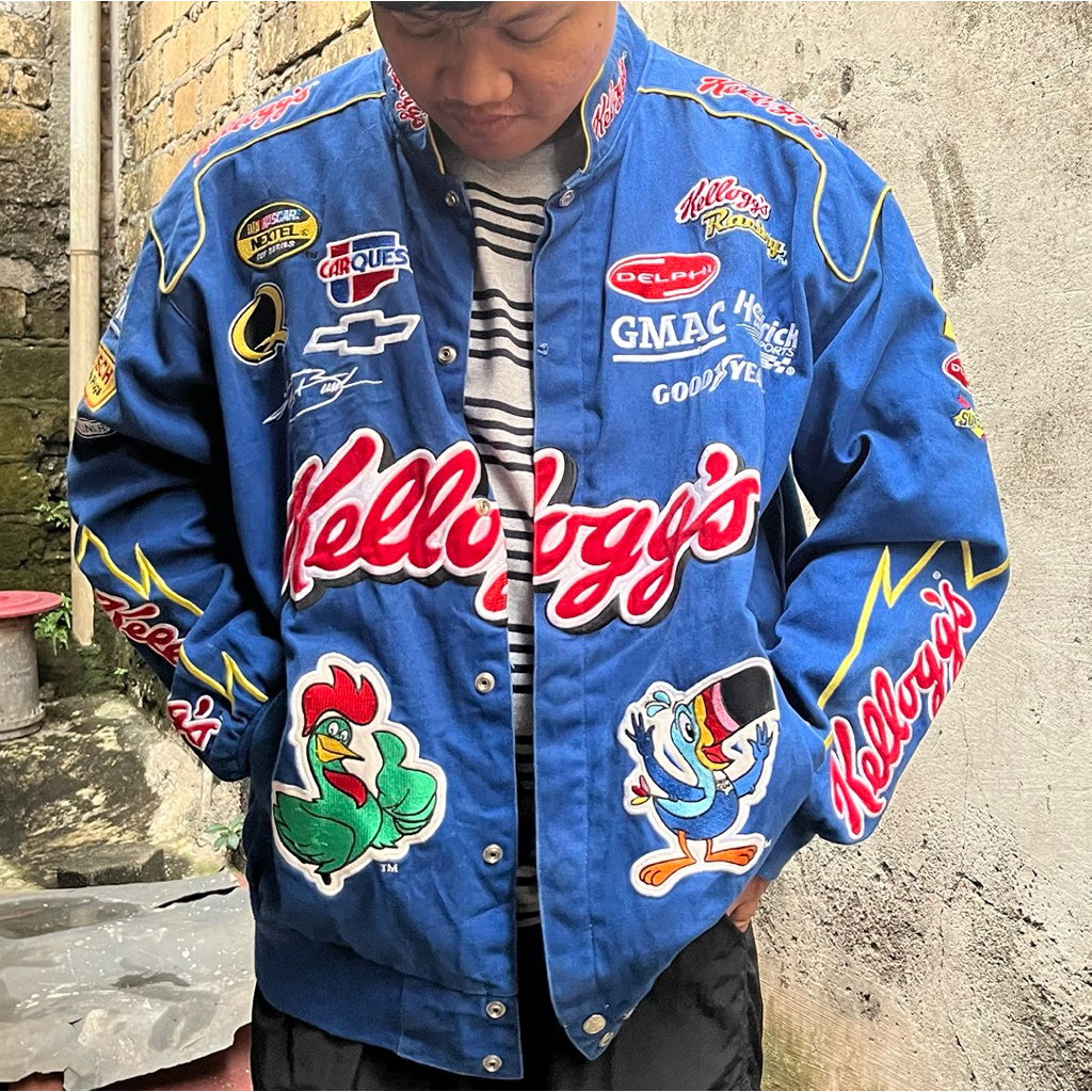 JH Design Kellogg Racing Jacket Size XL Chase Authentics