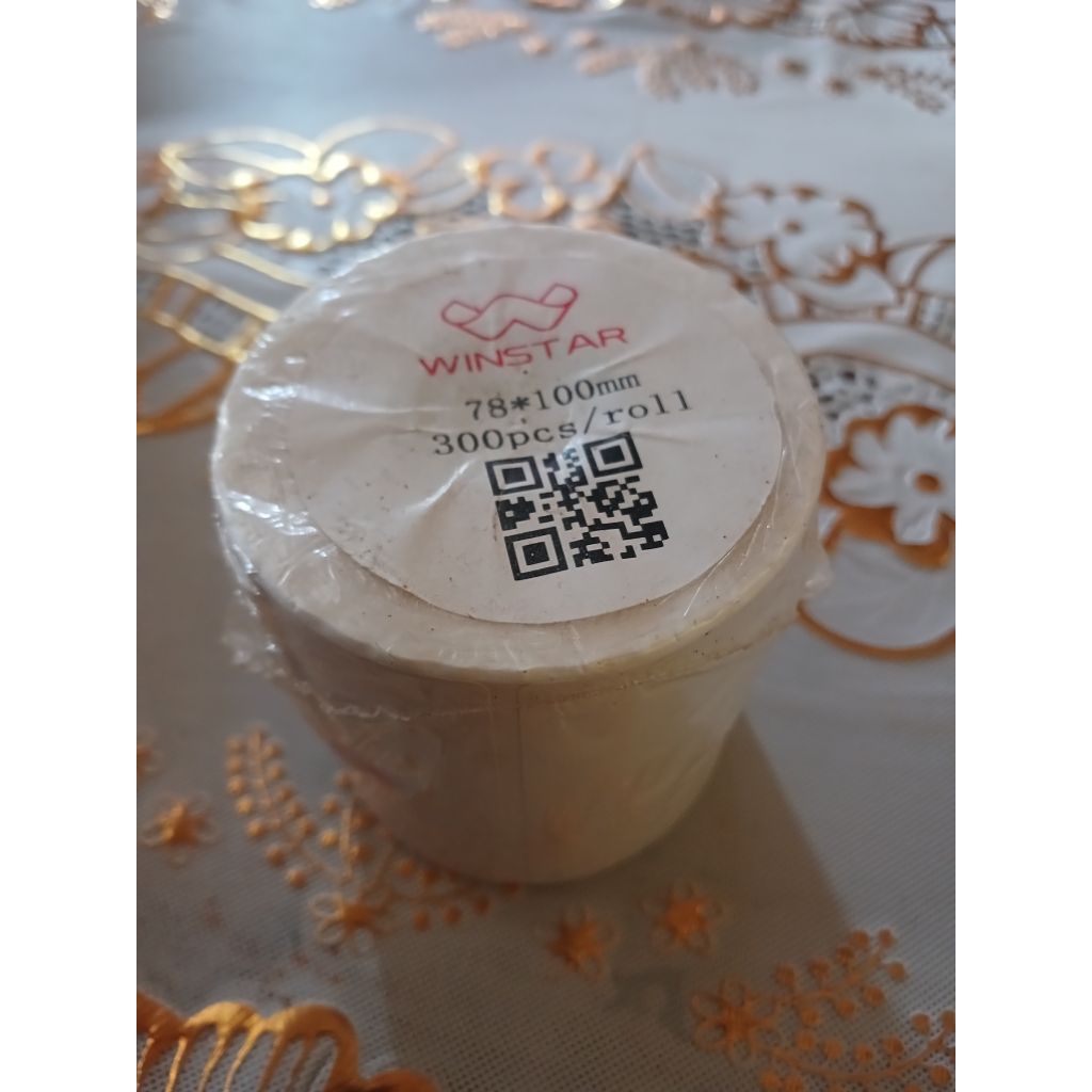 

label stiker resi thermal 100mmx150mm harga 1 roll Rp.45.000