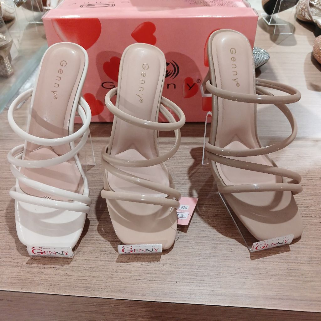 sandal wanita heels 7cm GENNY❗️ori matahari
