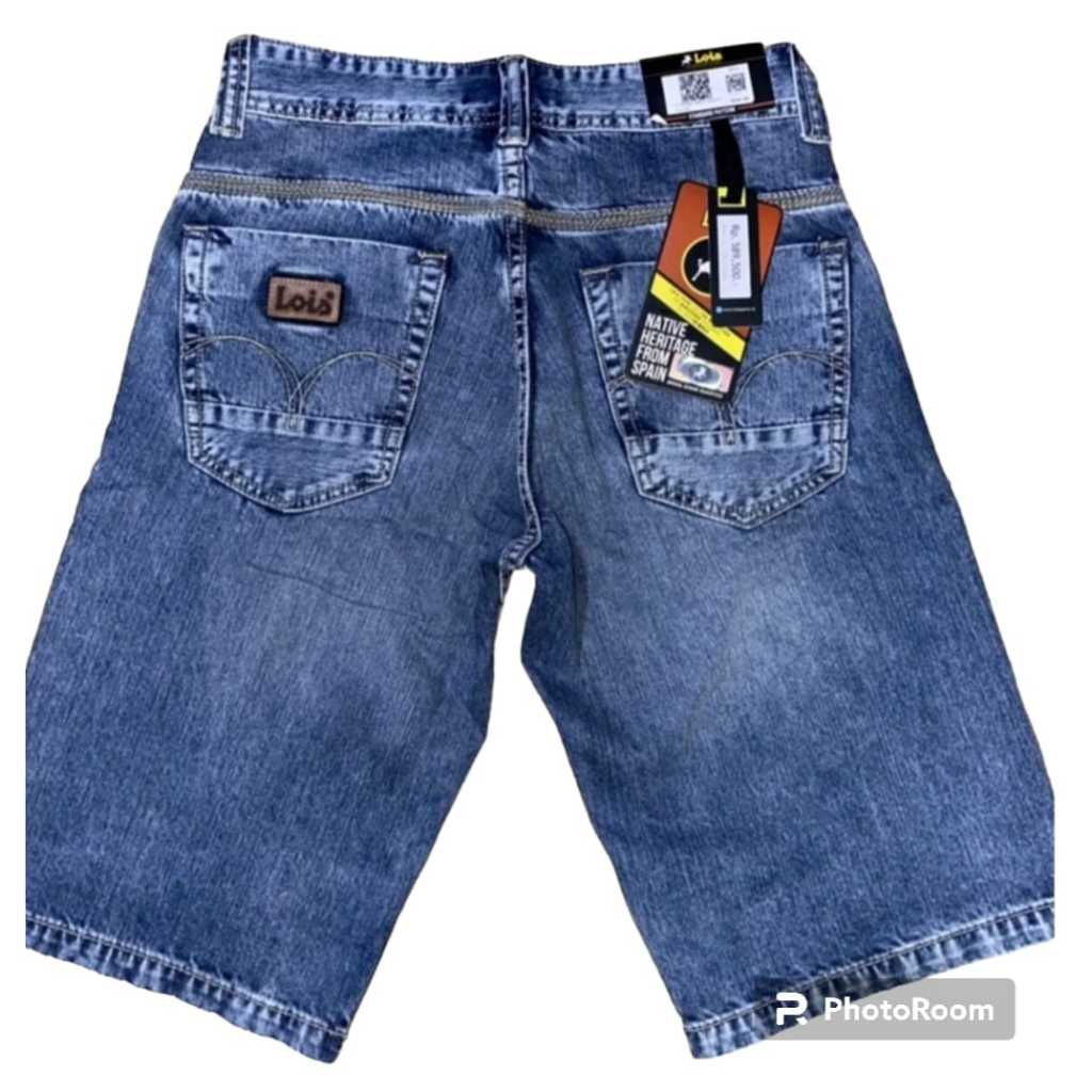 CELANA PENDEK PRIA JEANS LOIS / Celana Pendek Pria Lois Original 100%