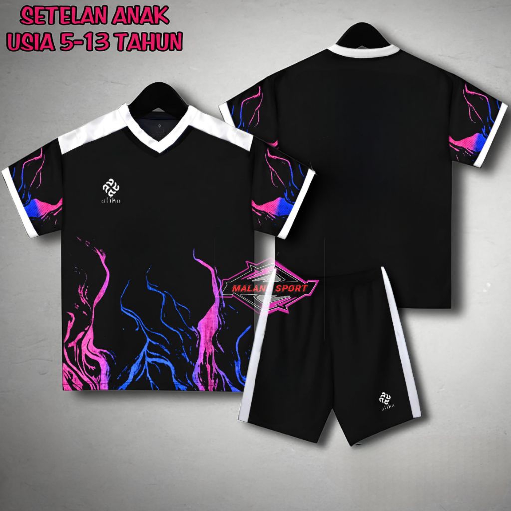 TERBARU STELAN JERSY BOLA ANAK BOLA FUTSAL DAN VOLI JUNIOR SSB PUTRA PUTRI SEET BAJU CELANA